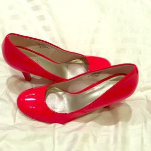 Hot Red Patent Leather Pumps